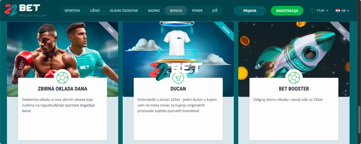 22Bet Mobilni kasino